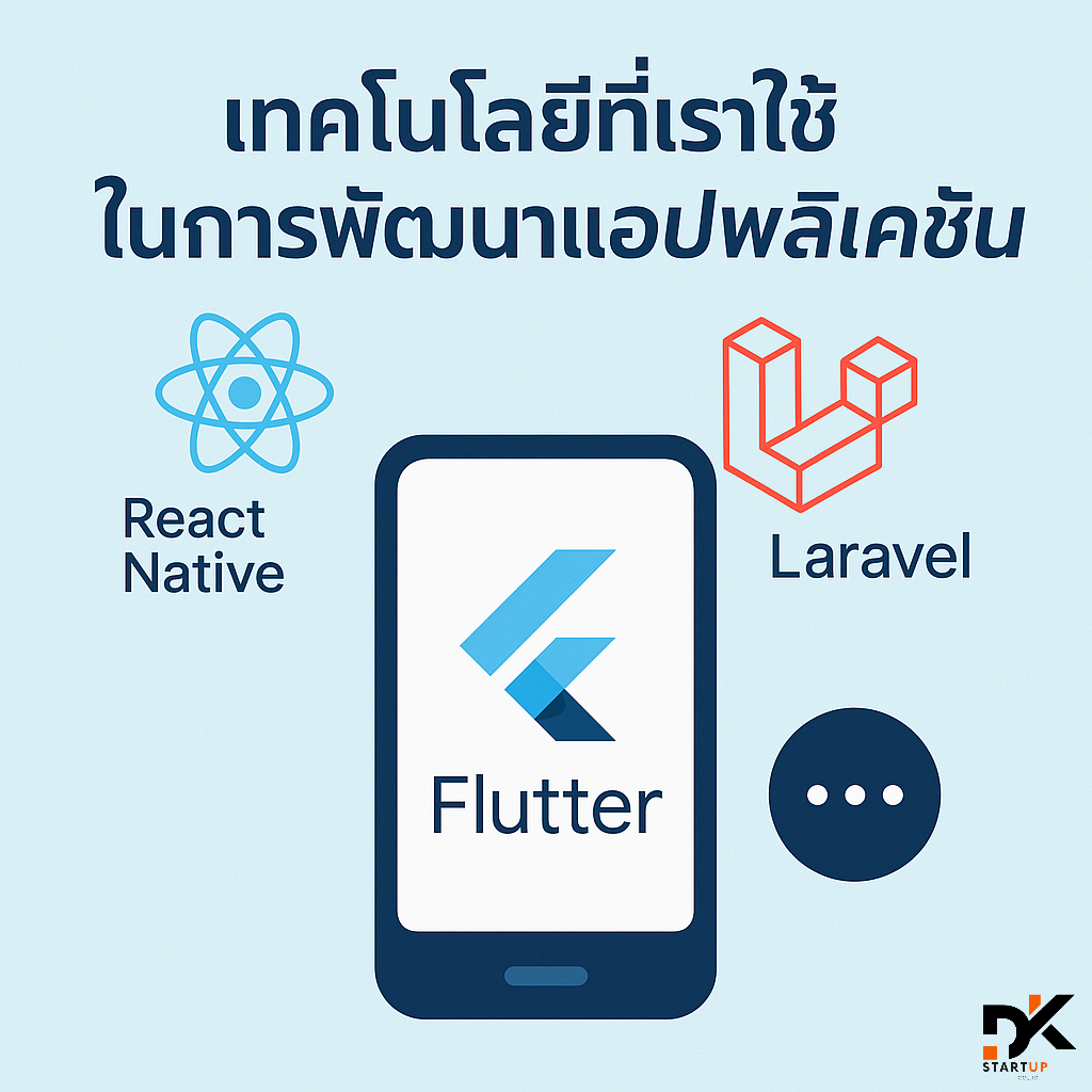เทคโนโลยีที่เราใช้ในแอพสุราษฎร์ธานี