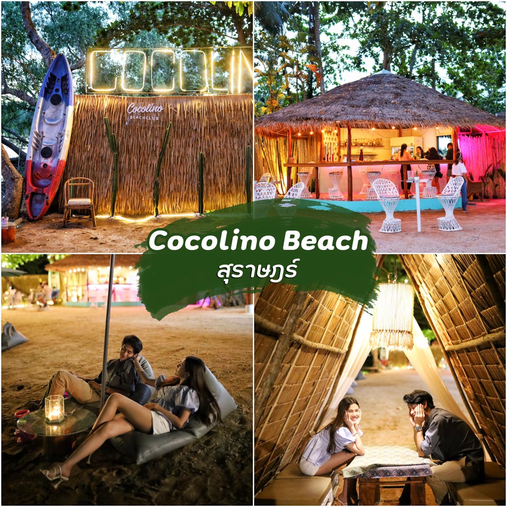 Cocolino Beach Club Suratthani ชายหาดกลางเมืองสุราษฎร์ฯ ริมชายทะเล